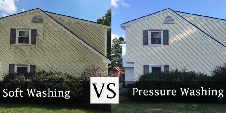 Soft Washing vs. Pressure Washing: What’s the Difference?